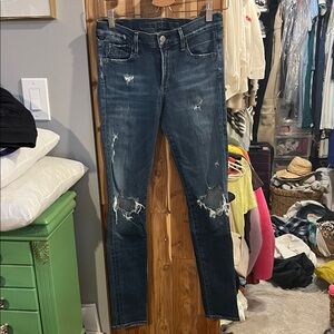 Citizens of Humanity Women's Distressed Blue Jeans